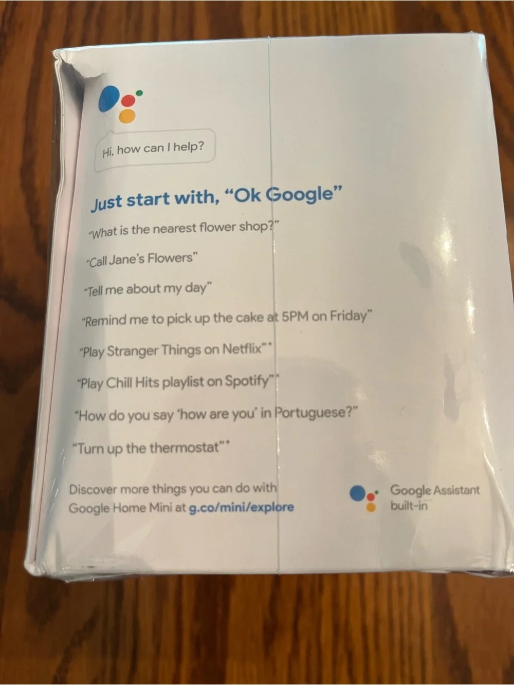 Google Home Mini in Charcoal New in Box, Portable audio and video